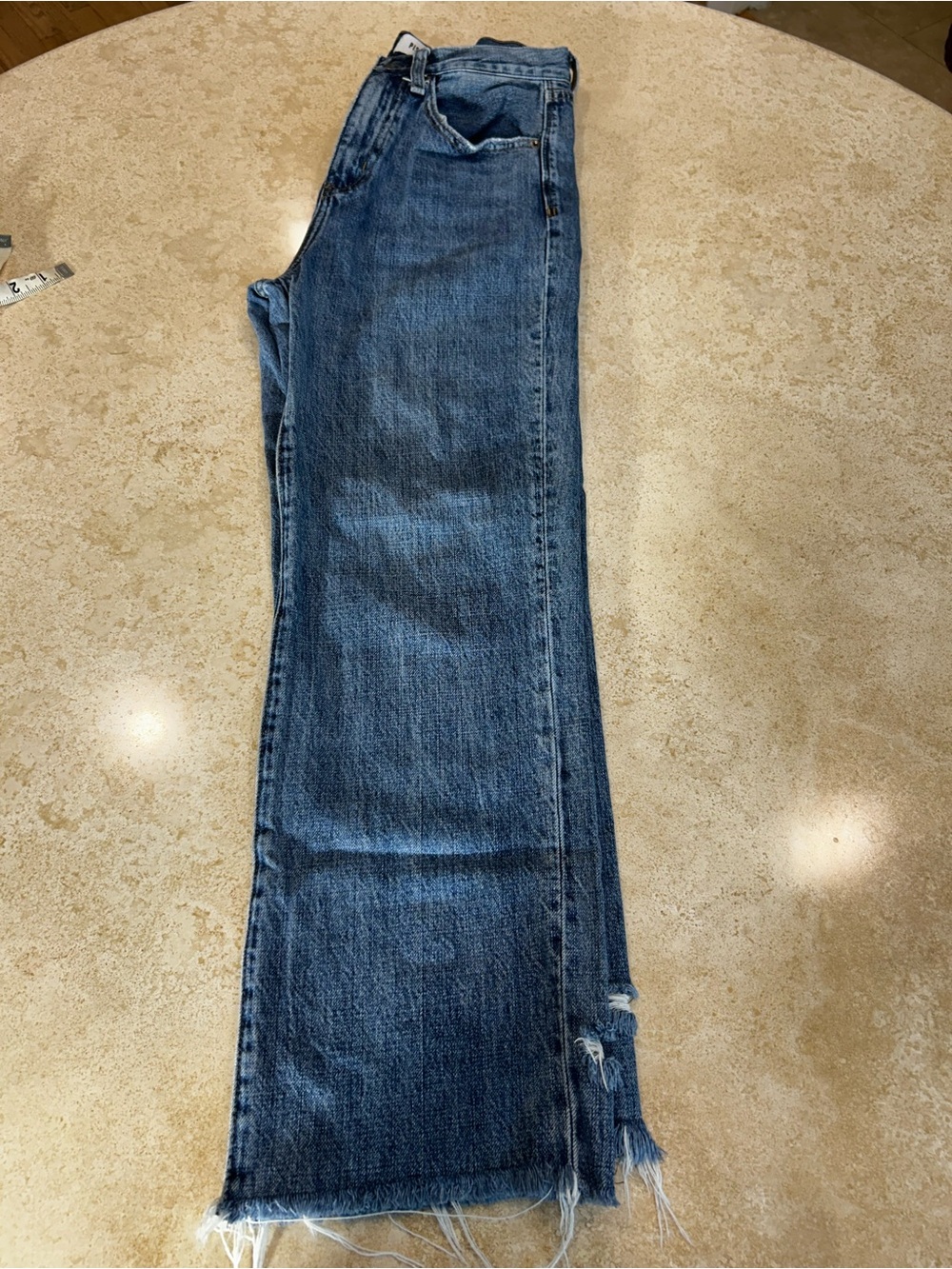 pistola size. 25 Blue Denim Jeans with Contrast Stitching